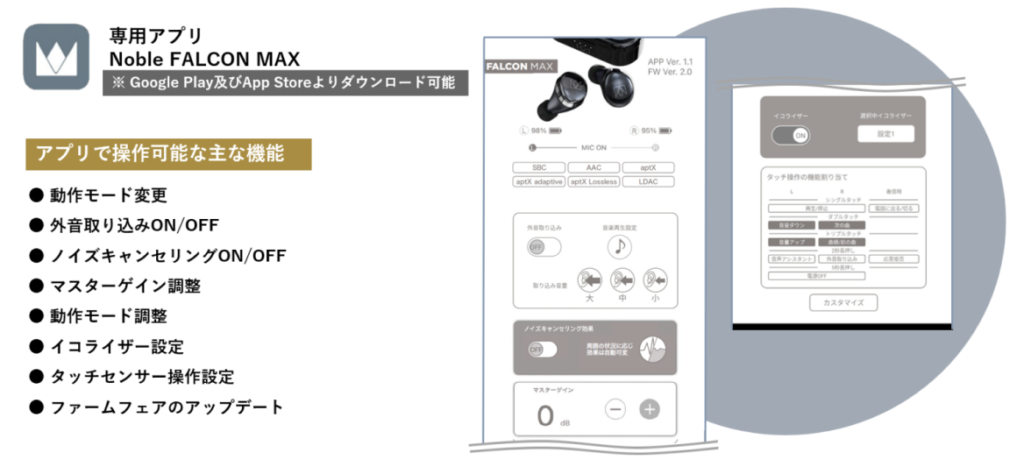 FALCON MAX - Noble Audio Japan FALCON MAX - Noble Audio Japan